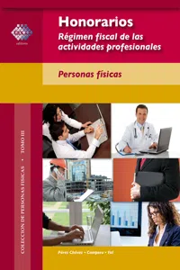 Honorarios. Régimen fiscal de las actividades profesionales_cover