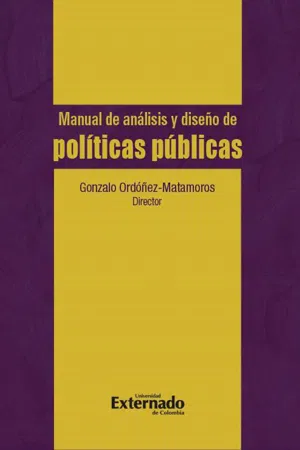 Manual de análisis y diseño de políticas públicas