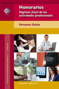 Honorarios. Régimen fiscal de las actividades profesionales. Personas físicas. 2017_cover