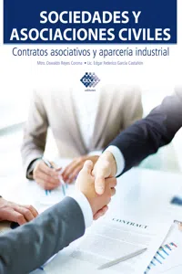 Sociedades y asociaciones civiles. Contratos asociativos y aparcería industrial 2017_cover