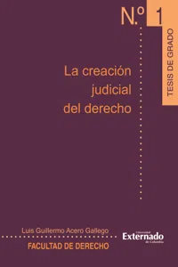 La creación judicial del derecho_cover