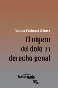 El objeto del dolo en derecho penal_cover