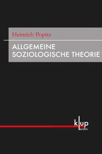 Allgemeine Soziologische Theorie_cover