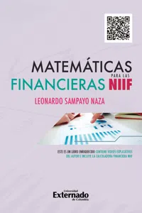 Matemáticas financieras para las NIIF_cover