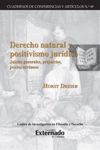 Derecho natural y positivismo juridico_cover