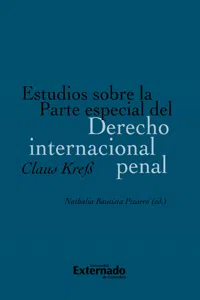 Estudios sobre la Parte especial del Derecho internacional penal_cover