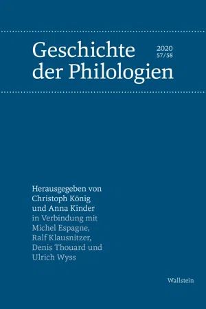 Geschichte der Philologien