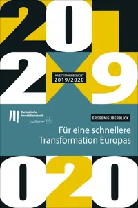 Investitionsbericht 2019/2020 der EIB – Ergebnisüberblick_cover