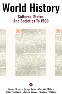 World History: Cultures, States, and Societies to 1500_cover