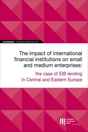 EIB Working Papers 2019/09 - The impact of international financial institutions on SMEs