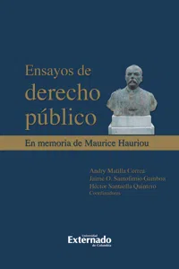 Ensayos de derecho público. En memoria de Maurice Haurior_cover