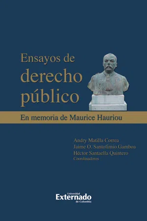 Ensayos de derecho público. En memoria de Maurice Haurior