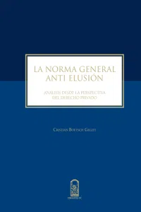 La norma general anti elusión_cover