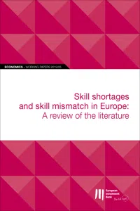 EIB Working Papers 2019/05 - Skill shortages and skill mismatch in Europe_cover