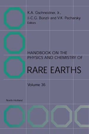 Handbook on the Physics and Chemistry of Rare Earths