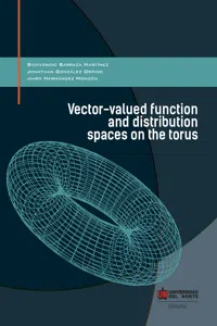 Vector-valued function and distribution spaces on the torus_cover