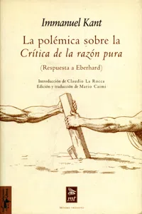 La polémica sobre la Crítica de la razón pura_cover