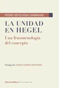 La unidad en Hegel_cover