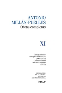 Millán-Puelles Vol. XI Obras Completas_cover