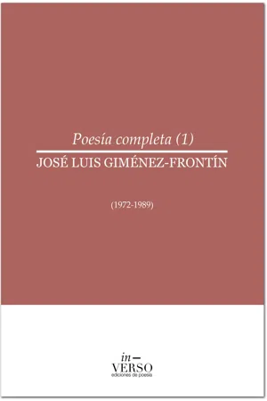 Poesía completa 1