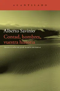 Contad, hombres, vuestra historia_cover