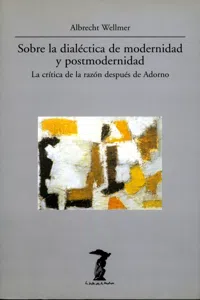 Sobre la dialéctica de modernidad y portmodernidad_cover