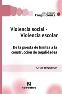 Violencia social, violencia escolar_cover
