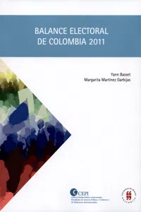 Balance electoral de Colombia 2011_cover