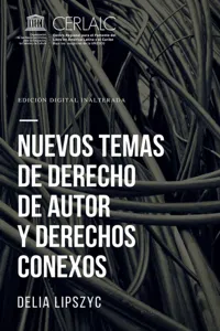 Nuevos temas de derecho de autor y derechos conexos_cover