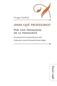 ¿Para qué profesores?_cover