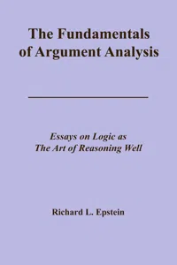 The Fundamentals of Argument Analysis_cover