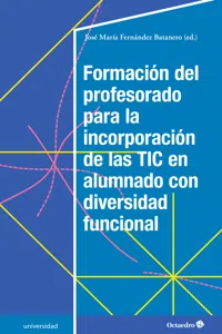 Formación del profesorado para la incorporación de las TIC en alumnado con diversidad funcional_cover