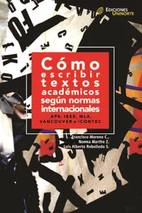 Cómo escribir textos académicos según normas internacionales_cover