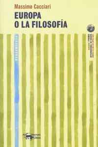 Europa o la filosofía_cover