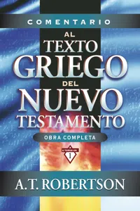 Comentario al texto griego del Nuevo Testamento_cover