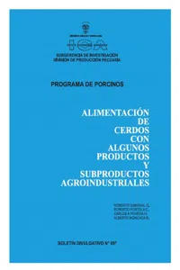 Alimentación de cerdos con algunos productos y subproductos agroindustriales_cover