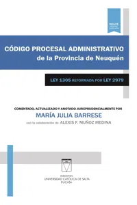 Código procesal administrativo de la provincia de Neuquén_cover