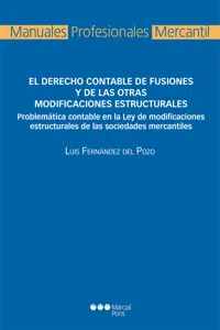 Derecho contable de fusiones y de las otras modificaciones estructurales_cover