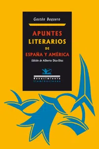 Apuntes literarios de España y América_cover