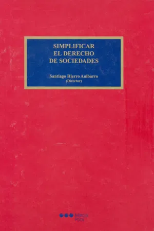 Simplificar el derecho de sociedades