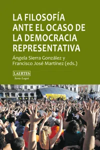 La filosofía ante el ocaso de la democracia representativa_cover