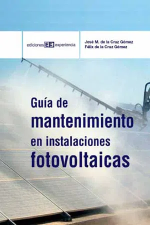 Guía de mantenimiento de instalaciones fotovoltaicas