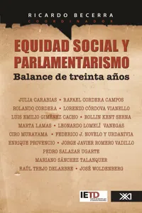 Equidad social y parlamentarismo. Balance de treinta años_cover