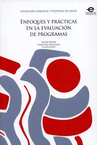 Enfoques y prácticas en la evaluación de programas_cover