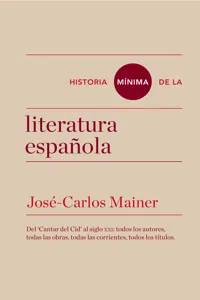 Historia mínima de la literatura española_cover