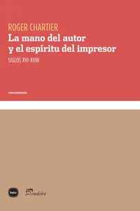 La mano del autor y el espíritu del impresor_cover