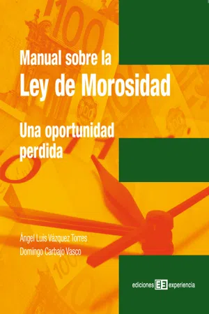 Manual sobre la ley de morosidad