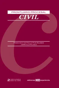 Prontuario Procesal Civil_cover