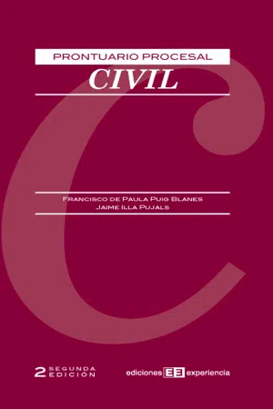 Prontuario Procesal Civil