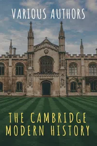 The Cambridge Modern History_cover